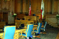 City Hall Board of Supervisors meeting room. San Francisco, CA.