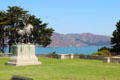 Statue of El Cid at Legion of Honor Museum overlooking Pacific Ocean at Golden Gate. San Francisco, CA.
