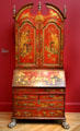 Japanned bureau-cabinet from England at Legion of Honor Museum. San Francisco, CA.