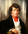 Charles de Verninac portrait by Eugène Delacroix at Legion of Honor Museum. San Francisco, CA