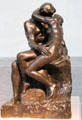 The Kiss bronze sculpture by Auguste Rodin at Legion of Honor Museum. San Francisco, CA.