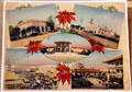 Print with pavilions of Hawaii, Australia, Philippines, China & Japan from Panama-Pacific International Exposition in private collection. San Francisco, CA.
