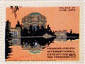 Palace of Fine Arts poster stamp from Panama-Pacific International Exposition. San Francisco, CA.