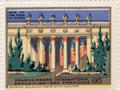 One of the Four Niches poster stamp from Panama-Pacific International Exposition. San Francisco, CA.
