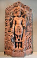 Hindu deity Vishnu sculpture from northern central, India at Asian Art Museum. San Francisco, CA.