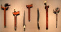 Collection of Kris daggers from Malaysia, Philippines, Indonesia & Thailand at Asian Art Museum. San Francisco, CA.