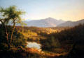 View near Village of Catskill painting by Thomas Cole at de Young Museum. San Francisco, CA.