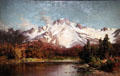 Mount Tallac from Lake Tahoe painting by Thomas Hill at de Young Museum. San Francisco, CA.