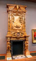 Mantelpiece for Thurlow Lodge in Menlo Park by Herter Brothers of New York at de Young Museum. San Francisco, CA.