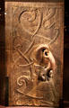 Carved door from Kalimantan Indonesia at de Young Museum. San Francisco, CA.