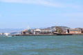Pier 39 shopping & entertainment center projects into San Francisco Bay. San Francisco, CA.