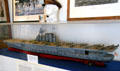 Model of USS Hornet as configured for Doolittle's raid on Japan at Alameda Naval Air Museum. Alameda, CA.