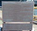 Sign for the Jimmy Doolittle Pier at Alameda Naval Air Station docking place of USS Hornet CV-12. Alameda, CA.