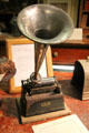 GEM cylinder player, introduced by Thomas Edison in 1899, at Mariposa Museum. Mariposa, CA.
