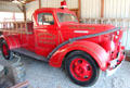 Van Pelt fire engine used by Coulterville Volunteer Fire Dept. at Northern Mariposa County Museum. Coulterville, CA.