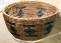 Central Me-wuk basket with 3-rod foundation at Tuolumne County Museum. Sonora, CA.