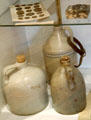 Pottery liquor jugs at Angels Camp Museum. Angels Camp, CA.