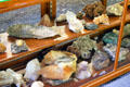 Mineral collection at Angels Camp Museum. Angels Camp, CA.