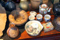 Chinese heritage porcelain & pottery items at Calaveras County Downtown Museum. San Andreas, CA.