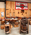 Apple presses for producing cider at Red Barn Museum. San Andreas, CA.