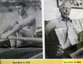 Photos of Bud Blair, Olympic winning athlete, in 1932 & 1984 at El Dorado County Historical Museum. Placerville, CA.