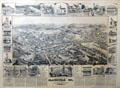 Lithograph of Placerville published by the Weekly Observer at Fountain & Tallman Museum. Placerville, CA.