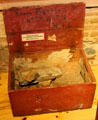 Wooden soda pop crate from Pearson's Soda Works at Fountain & Tallman Museum. Placerville, CA.