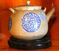 Vintage Chinese teapot at Fountain & Tallman Museum. Placerville, CA.