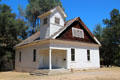 Restored Coloma Schoolhouse at Marshall Gold Discovery SHP. Coloma, CA.