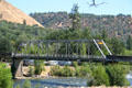 Trestle bridge across South Fork American River at Marshall Gold Discovery SHP. Coloma, CA.