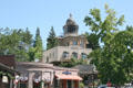 Placer County Courthouse seen above historic Commercial St. Auburn, CA.