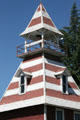 Bell tower of Old Town Auburn Firehouse. Auburn, CA.