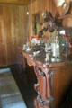 Dining room sideboard of Cottage at Empire Mine State Historic Park. Grass Valley, CA.