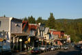 Heritage commercial streetscape. Nevada City, CA.