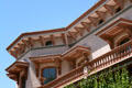 Italian Villa details of Bidwell Mansion house museum. Chico, CA.