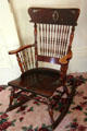 Rocking chair at Bidwell Mansion house museum. Chico, CA.