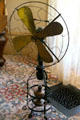 Rotating fan powered by kerosene lamp at Bidwell Mansion house museum. Chico, CA.