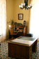 Office desks at Bidwell Mansion house museum. Chico, CA.