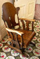 Stationary rocking chair at Bidwell Mansion house museum. Chico, CA.