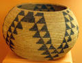 Chico Maidu native basket at Bidwell Mansion house museum. Chico, CA.