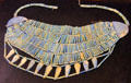 Faience broad collar necklace at Rosicrucian Egyptian Museum. San Jose, CA.