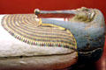 Nubian period coffin at Rosicrucian Egyptian Museum. San Jose, CA.