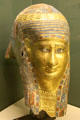 Mask of Ptolemaic Egyptian at Rosicrucian Egyptian Museum. San Jose, CA.