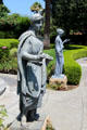 Statues at Winchester House. San Jose, CA.