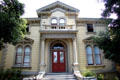 Victorian facade of Pardee Home Museum. Oakland, CA.
