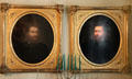 Portraits of son George Pardee & father Enoch Pardee at Pardee Home Museum. Oakland, CA.