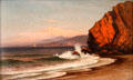 Painting of California coastal scene at Pardee Home Museum. Oakland, CA.