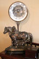Barometer mounted on horse statuette at Pardee Home Museum. Oakland, CA.