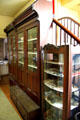 Hall with various collections at Pardee Home Museum. Oakland, CA.