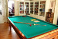 Pool table in library at Pardee Home Museum. Oakland, CA